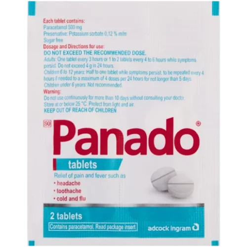 Panado Analgesic Tablets 2 Pack