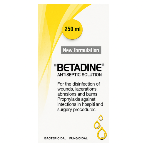 BETADINE ANTISEPTIC SOL 250ML