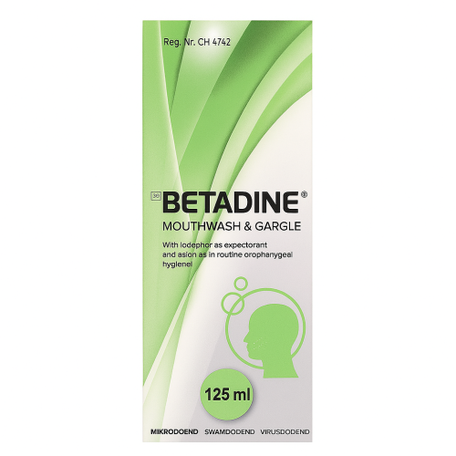 Betadine Mouthwash And Gargle 125ml