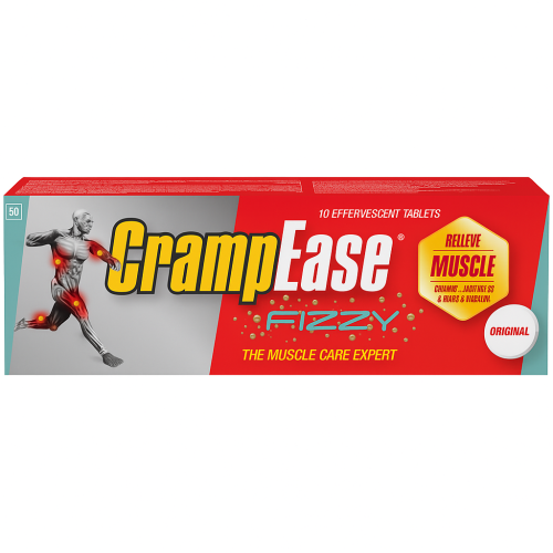 CrampEase Fizzy 10 Effervescent Tablets