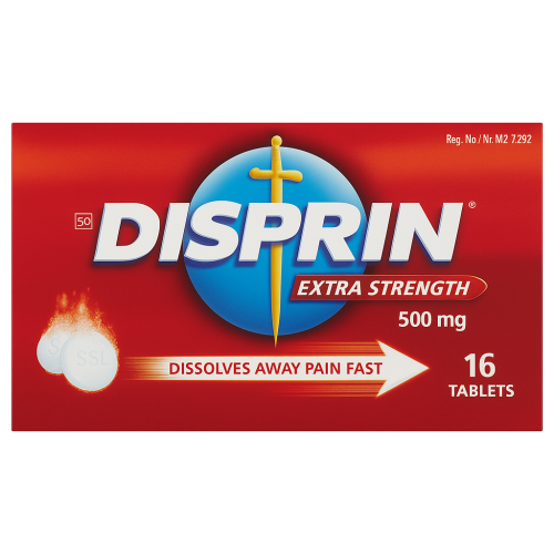 Disprin Extra Strength 500mg 16 Tablets