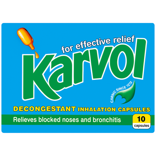 Karvol Decongestant Inhalation 10 Capsules