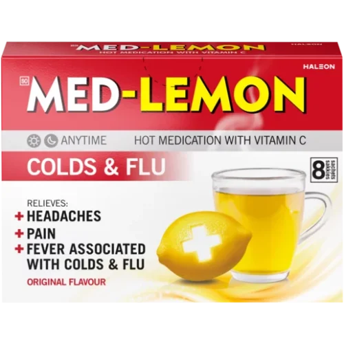 Med-Lemon Hot Medication Original 8 Sachets