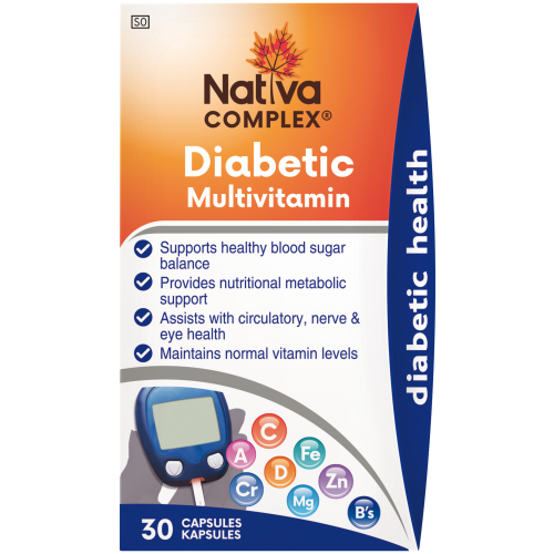 Nativa Complex Diabetic Vitamin 30 Caps