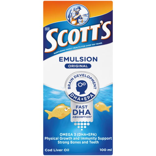 Scott's Emulsion Cod Liver Oil Regular 100ml