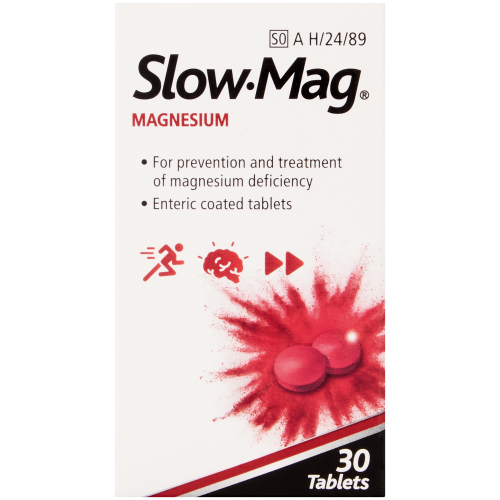 Slow-Mag Magnesium Supplement Tablets 30 Tablets