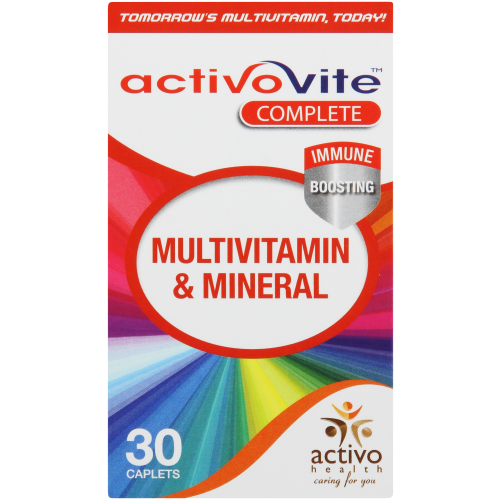 ActivoVite Complete Multivitamin & Mineral Caplets 30s