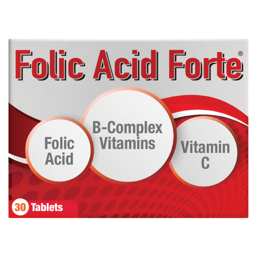 Folic Acid Forte With B-complex Vitamins And Vitamin C 30 Tablets