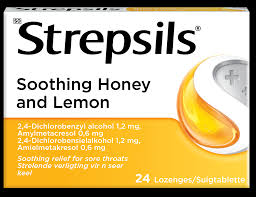 Strepsils Honey & Lemon Lozenges 24's