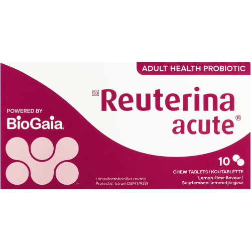 Reuterina Acute Intestinal Health Probiotic 10 Chew Tablets
