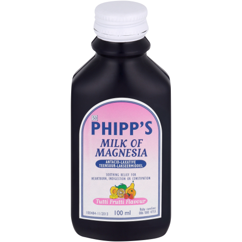 Phipp's Milk Of Magnesia Tutti Frutti Flavour 100ml