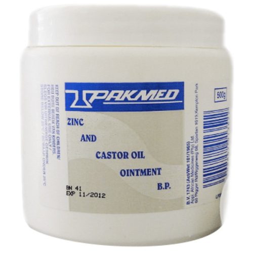 Pakmed Zinc and Castor Oil Cream 500g