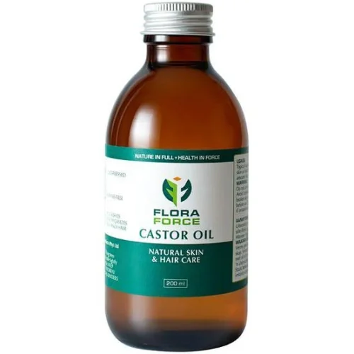 FLORA FORCE PURE CASTOR OIL 200ML