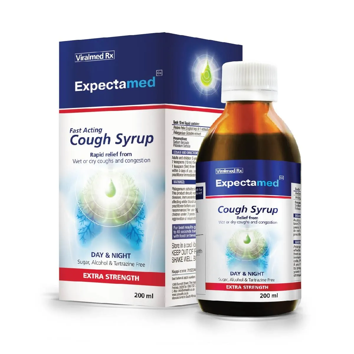 Xs Viralmed Expectamed Cough Mix 200ml
