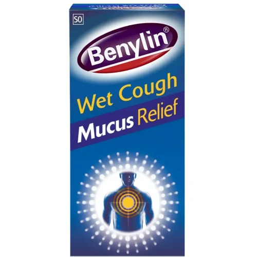 Benylin, Wet Cough Syrup, Mucus Relief, 200ml