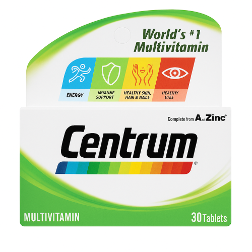 Centrum Adult High-potency Multivitamin Supplement 30 Tablets