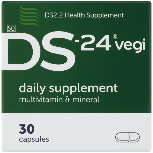 DS-24 Vegi Multivitamin And Mineral Daily Supplement 30 Capsules
