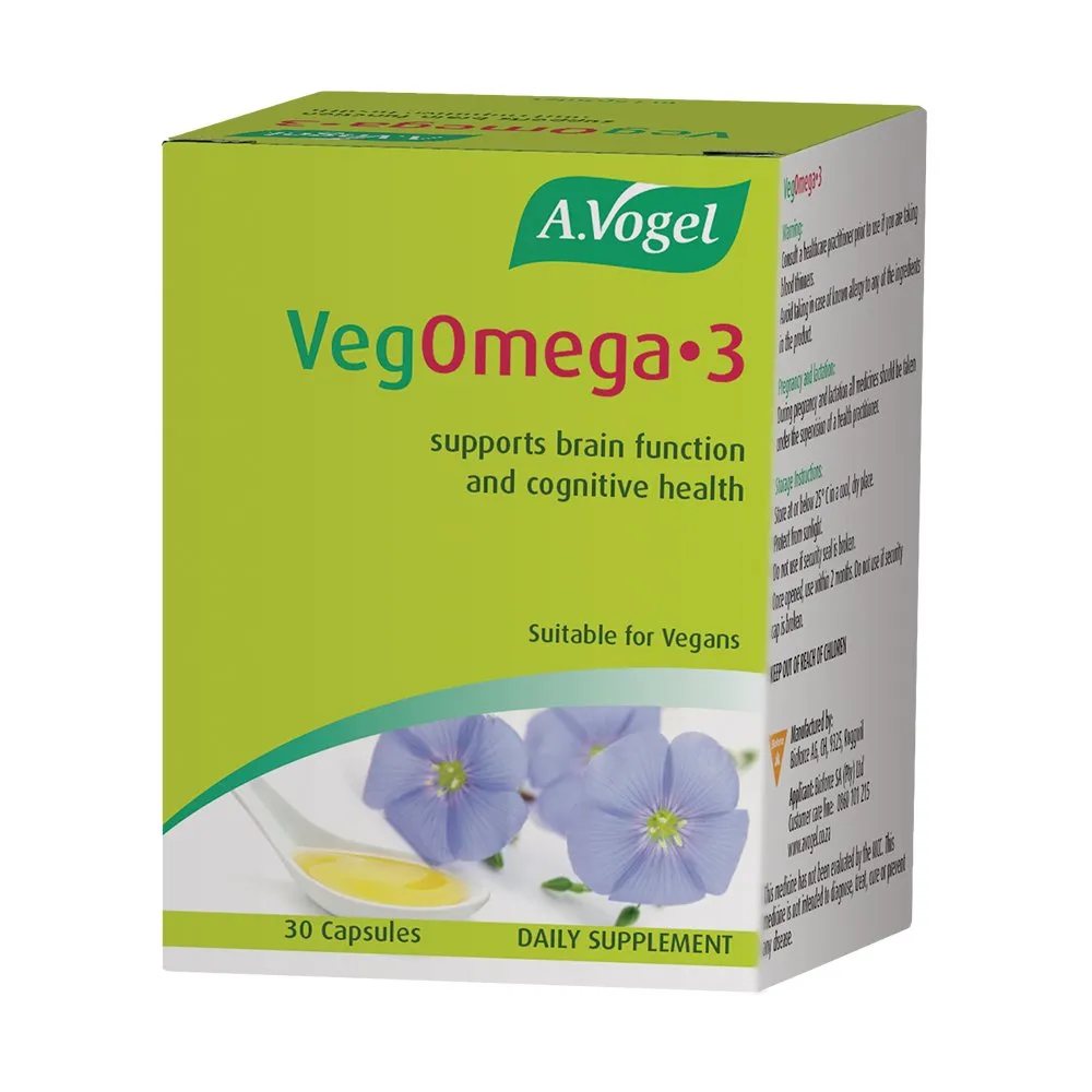 A Vogel Veg Omega 3 30 Caps vegan omega-3 capsules box
