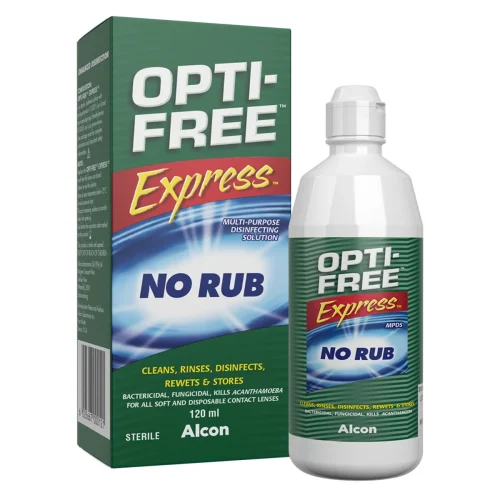 Opti-Free Express Solution 120ml multi purpose disinfecting contact lens solution