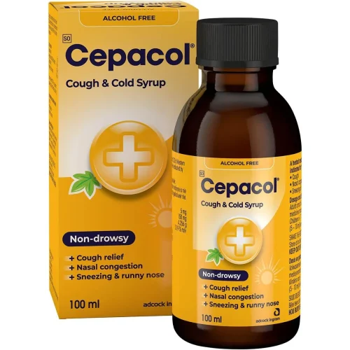 Cepacol Cough Cold Syrup Non-drowsy Alc. Free 100ml