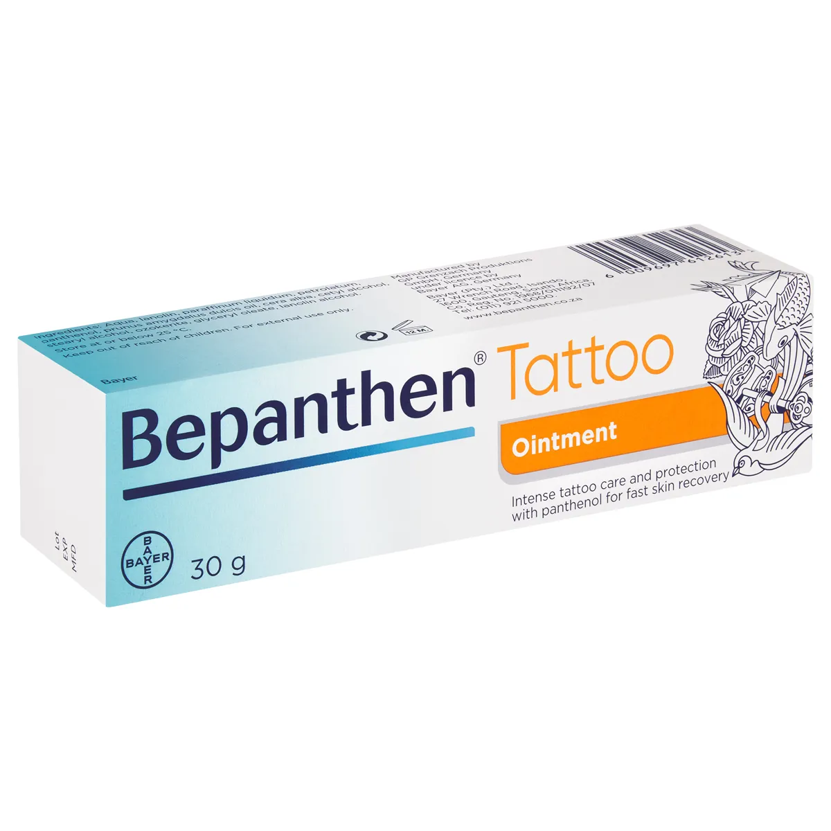 Bepanthen Adult Ointment - Repairs, Protects & Soothes Skin - 30g - Image 2