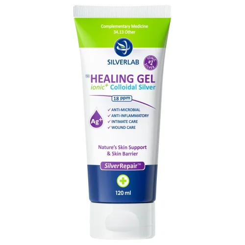 Silverlab Colloidal Silver Healing Gel 120ml tube