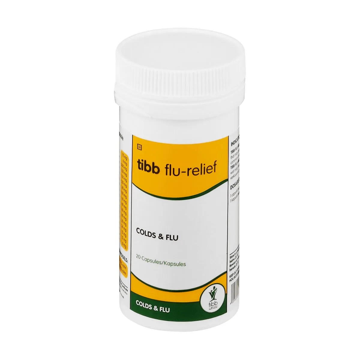 Tibb Flu-relief 20 Capsules - Image 2