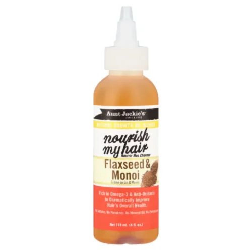 Aunty Jackie Nourish My Hair Flaxseed & Monoi Natural Growth Oil 118ml