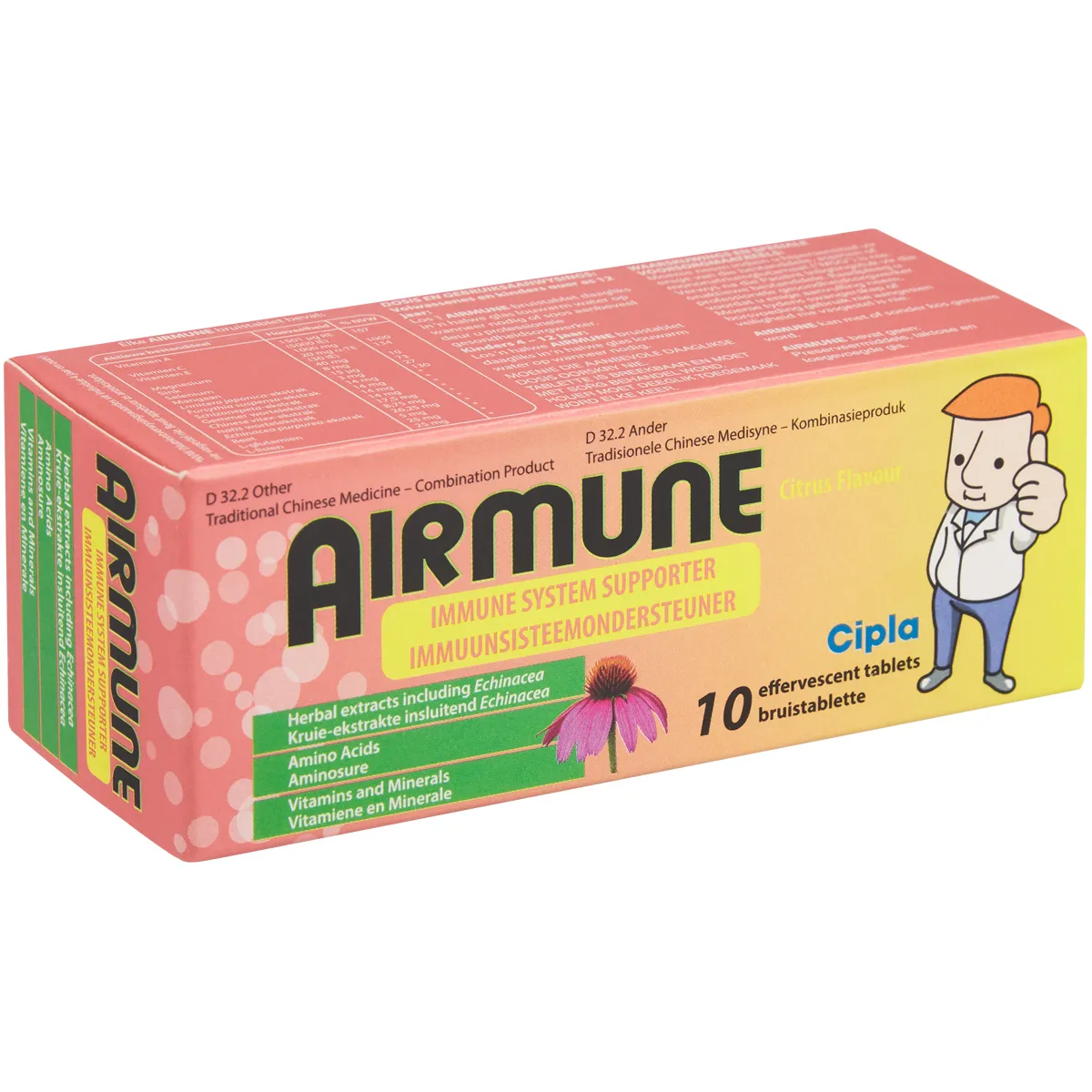 Airmune 10 Effervescent Tablets - Image 2
