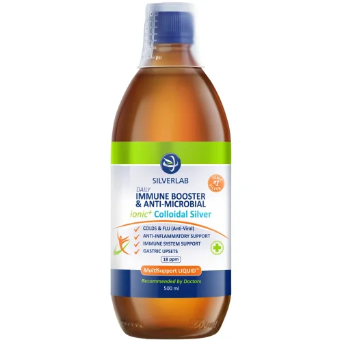Silverlab Colloidal Silver Liquid 500ml bottle