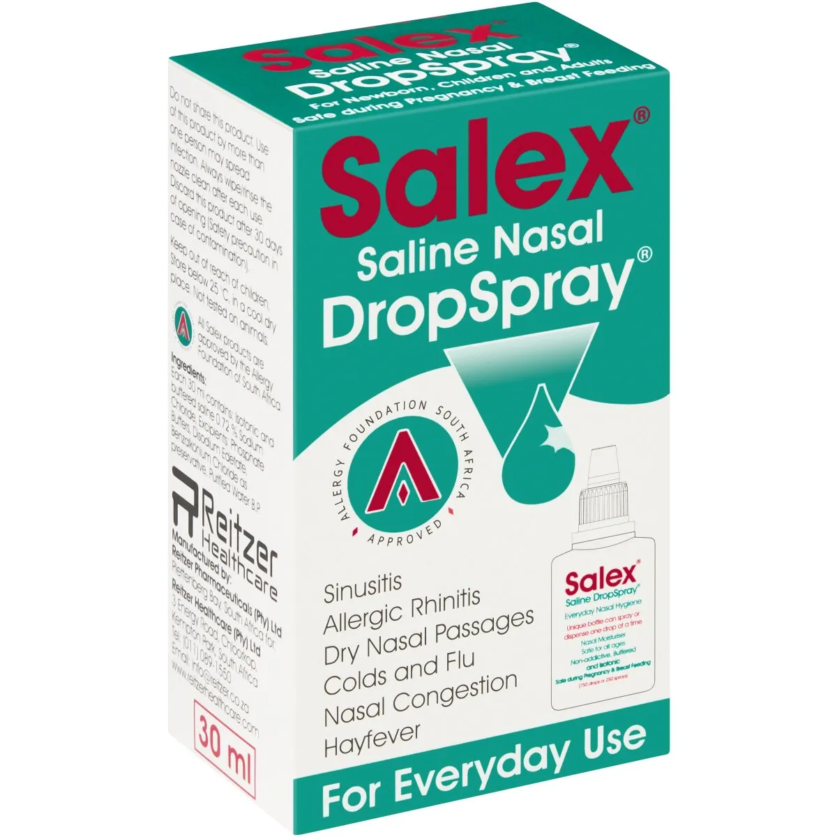 Salex Saline Dropspray 30ml - Image 2