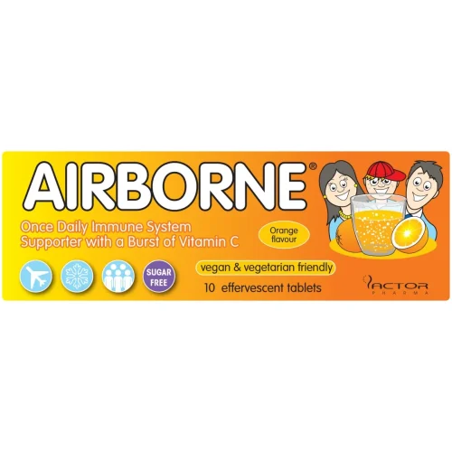 Airborne Effervescent Tablets 10's Orange