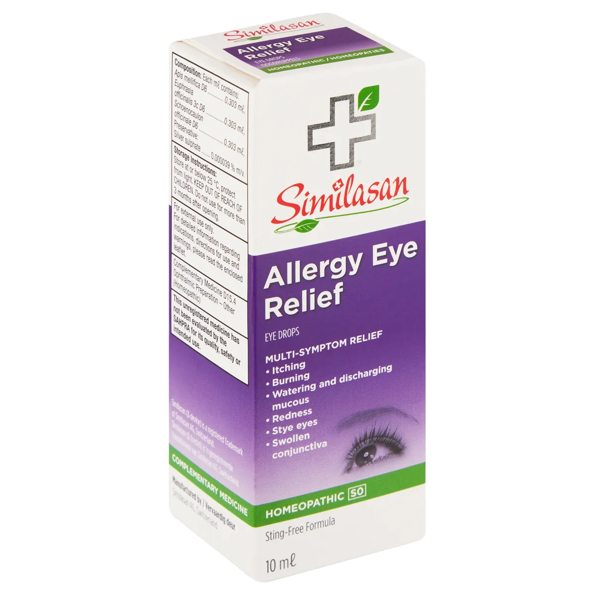 Similasan Allergy Eye Relief Drops 10ml – Fast Relief for Itchy, Watery Eyes - Image 3