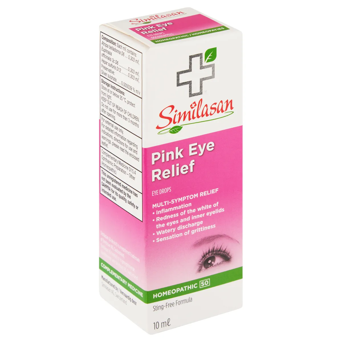Similasan Pink Eye Relief Drops 10ml - Image 2