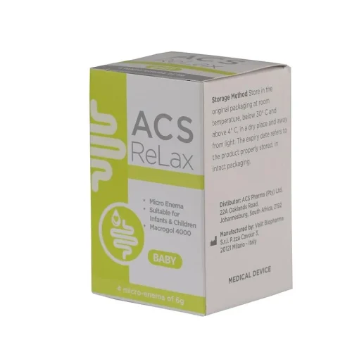 Acs Relax Micro Enema Baby 4x6g