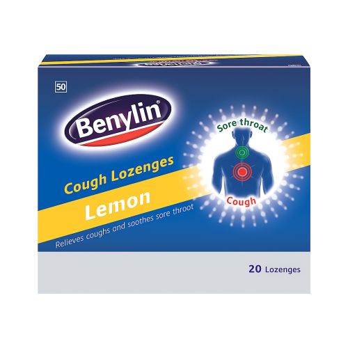 Benylin Cough Lozenges Lemon 20s