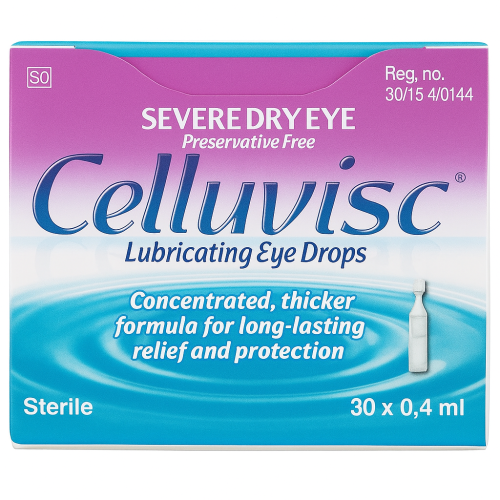 Celluvisc Unit Dose 30x0.4ml Eye Drops