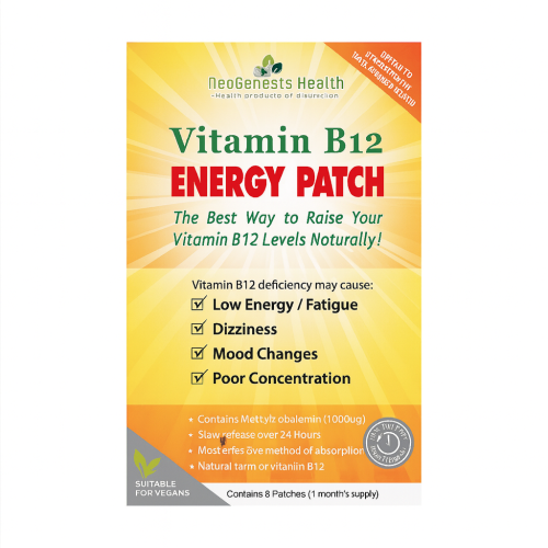 NeoGenesis Vitamin B12 Energy Patch 8s – vitamin B12 energy patch